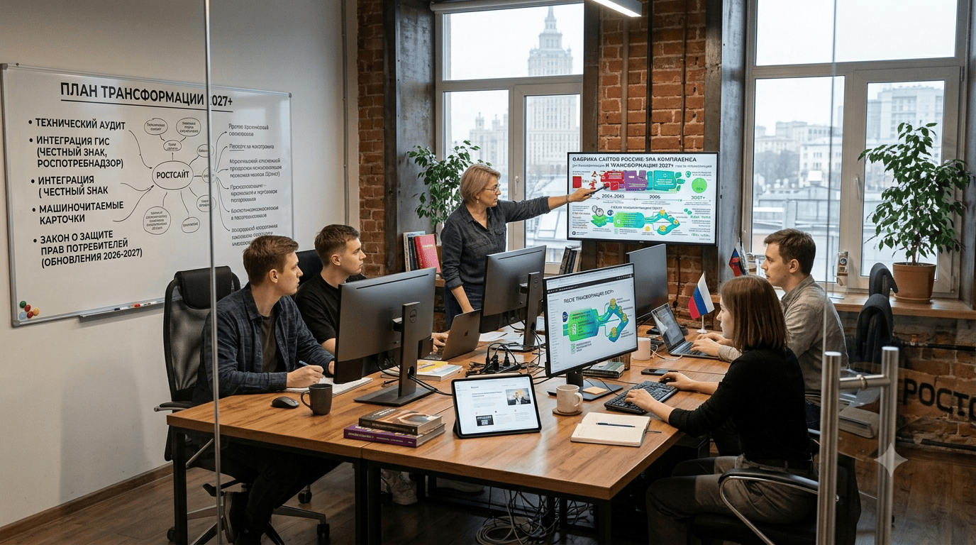 Фабрика сайтов России: как привести онлайн-продажи к нормам законов 2027 года